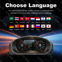Panel Instrumen Speedometer Digital Mobil Virtual Cockpit 12,3 Inci untuk VW Passat B6 B7 CC 2012-2016 Upgrade Dashboard Otomatis