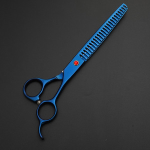 กรรไกรตัดขนสุนัข KingHon Wholesale Dog Grooming Chunker ขนาด 8 นิ้ว ผลิตจากเหล็กกล้าไร้สนิมญี่ปุ่น กรรไกรซอยขนสัตว์เลี้ยง แบบฟันฉลาม - Product Image 6