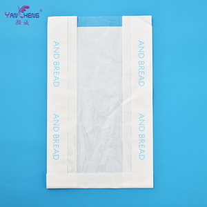 Emballage de frites en gros, <span class=keywords><strong>livraison</strong></span> de nourriture, sacs à pain, sacs en papier kraft brun avec fenêtre, emballage de boulangerie - Product Image 4
