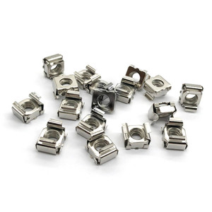 M4 M5 M6 M8 M10 <span class=keywords><strong>M12</strong></span> Écrous à <span class=keywords><strong>cage</strong></span> carrée en acier inoxydable poli 304 Écrous de château Écrous à clip - Product Image 5