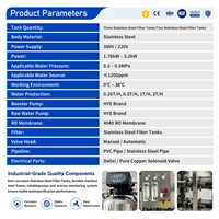 Sistem RO Otomatis 1000LPH Instalasi Reverse Osmosis dengan Filter Multi-media dan Softener untuk Pengisian Air Menara Pendingin