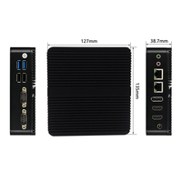 Mini PC Multifunción Linux con Procesador Intel Pentium J6426, 4 USB, 2 COM, 2 LAN, 2 HD, VGA, Triple Pantalla, Barebone, Sin Ventilador