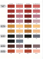 Poudre de pigment d'oxyde de fer (Fe2O3) pour béton, briques, pavés, carreaux et blocs – Oxyde de fer rouge, noir, brun, jaune