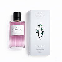 HG600 Boîte de bouteille de parfum de luxe de 30ml 50ml 100ml avec logo personnalisé Boîte d'emballage par paquet