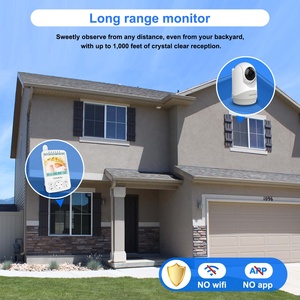 Caméra vidéo pour bébé de 4.0 pouces, moniteur de vision nocturne, moniteur pour bébé, communication bidirectionnelle - Product Image 2