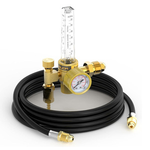 Débitmètre de CO2 et d'argon pour soudage MIG TIG, avec tube de raccordement - Product Image 1