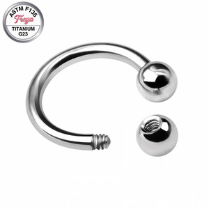 <span class=keywords><strong>Piercing</strong></span> Freya G23 de Titanio para Nariz, Septum, Oreja, Ceja, Labio, Hélix, <span class=keywords><strong>Tragus</strong></span>, Aros de 14G y 16G, Joyería para Piercings - Product Image 5
