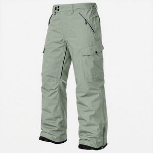 Pantalons de ski unisexes personnalisés professionnels, trois couches isolées, imperméables 10000 mm, coupe-vent, respirants - Pantalons de neige en tissu Ripstop Tex - Product Image 1