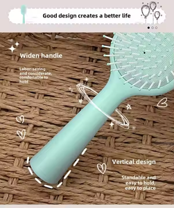 Hot Bán Tùy Chỉnh Tóc Bàn Chải Với Ins Phong Cách Vòng Nhựa Xử Lý Chống Tĩnh Điện Và Massage Tính Năng Bền Làm Sạch Bàn Chải Cho Vẻ Đẹp - Product Image 5