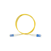 Kabel Jumper serat tabung ganda 1m Lszh G652d Sm Lc/upc ke Lc/upc konektor Singlemode 9/125 G657a G652d dupleks 5m kabel Patch