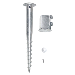 Hot-<b>Dipped</b> Galvanized No Dig Ground Screw Pile for Foundation Support - Product Image 1