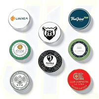 Pièce de monnaie de club de golf personnalisée, moderne, plaquée or antique, magnétique, 45 mm, taille personnalisée, design 3D