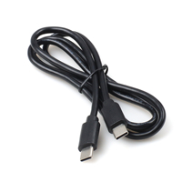 Kabel Data PD 60W Pengisian Cepat Tipe-C ke Tipe-C dengan Konduktor Tembaga Murni dan Selubung PVC untuk Laptop, Ponsel & Kamera