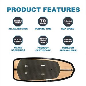 Découvrez la planche de surf électrique à hydrofoil <span class=keywords><strong>Magic</strong></span> SHARK haute vitesse 50 km/h, logo personnalisé, sac, pompe, aileron et accessoires inclus pour enfants - Product Image 4