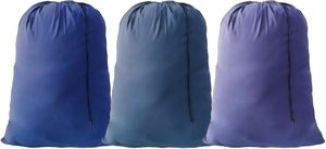 Custom Drawstring Nylon Commercial Industrial <b>Laundry</b> Bag With Strap Logo - Product Image 3