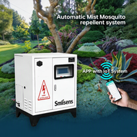 Système de brumisation électrique pour jardin en acier inoxydable 100 bars, pulvérisateur anti-insectes télécommandé pour le contrôle des moustiques sur la terrasse