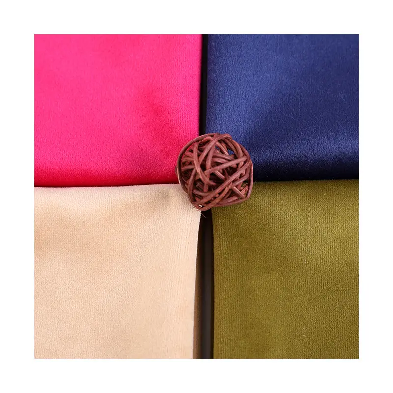 New solid color Dutch velvet velvet fabric autumn and winter polyester velvet cloth sash curtain fabric home textile fabric