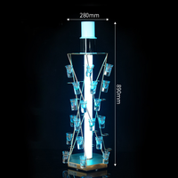 Présentoir LED métallique pour bouteilles, support de service VIP lumineux avec éclairage pour discothèque, bar et soirées
