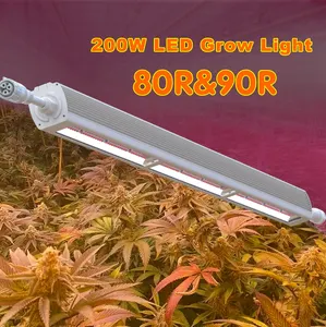 Een Bar 200W Dimbare Lm301h Lm301B Full Spectrum Indoor Led Plant Groeien Lamp Light Led Strip Bar