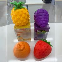 Promo Mainan Squishy Tren 2026 Jumbo Raksasa Jeruk Stroberi Nanas Anggur Ukuran Besar Mainan Remas