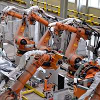 Les robots industriels sont utilisés dans l'industrie des machines de construction, l'industrie énergétique, la chaîne de montage de robots de l'industrie de la structure en acier