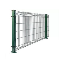Clôture panneau incurvée pour villa, revêtement poudre, faible entretien, hauteur 1,5m, supports de fixation, vente en gros, usi