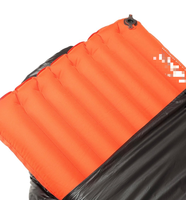 Système de couchage 2 en 1 en nylon mat extraléger, sac de couchage en duvet de canard