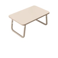 Table d'ordinateur portable pliable en bois pour dortoir, antidérapante, incurvée, en aggloméré, pour lit ou bureau