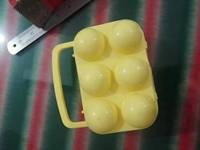 Porte-plateau à oeufs en plastique bon marché Conteneur de stockage Organisateur Bin avec couvercle pour camping en plein air