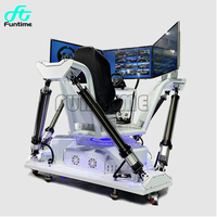 Simulador de Carreras 4D para Deportes de Interior, Asientos con Movimiento, Juegos de Entretenimiento, Simulador de Conducción de Autos 5D con 3 Pantallas
