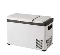 Glacière électrique portable moderne 30L 12V 240V avec compresseur, 3 zones de congélation et 1 zone réfrigérante pour voiture, camping et stockage alimentaire