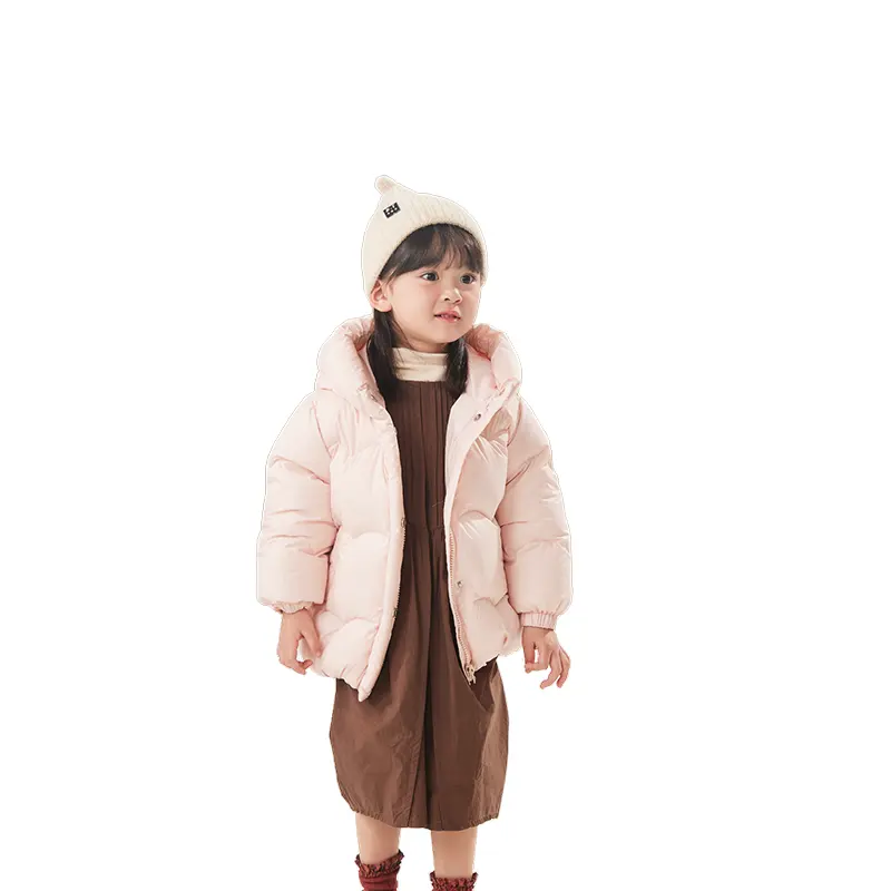 Hooded Thick Down Jacket Kids Winter Warm Clothes Best Love For Children High Quality Down Coat Kids Puffer Jacket