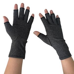 Gants de compression demi-doigts pour l'arthrite et le soulagement des douleurs articulaires | Gants de thérapie des mains et des poignets - Product Image 6