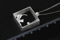 Collier en argent 925 motif chat, nouvelle collection, chaîne vintage pour femme, idéal pour mariage et fiançailles