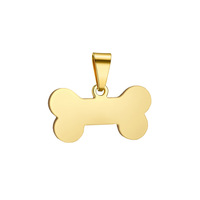 Collier pour chien personnalisé en acier inoxydable sur le thème des animaux, avec gravure double face de logo, lettres/chiffres, couleurs noir/blanc/or
