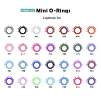 Prix de gros : Ligatures orthodontiques élastiques mini O-ring, couleurs assorties, 100 pièces/paquet, TPU de qualité médicale, Denrotary