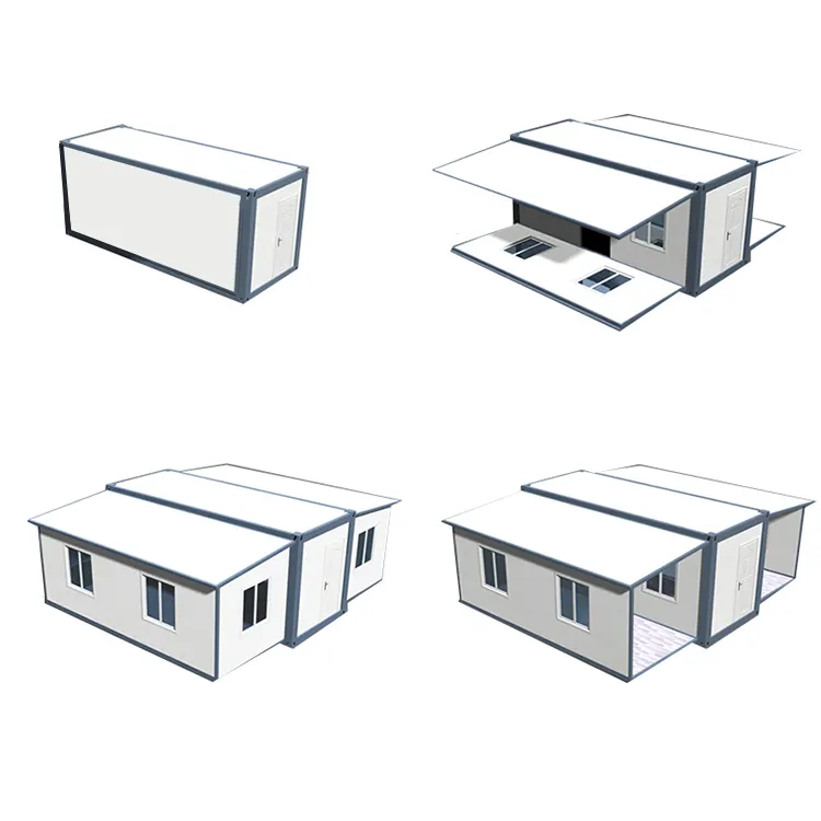 PNS 객실 호텔 플랫 팩 현대 흰색 컨테이너 주택 생활 준비 지붕 타일 아파트 컨테이너 가정용 판매