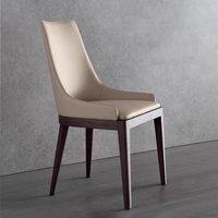 Chaise de salle à manger nordique à dossier bas, chaise de négociation moderne pour bureau de vente, chaise de réception d'hôtel, tabouret à dossier haut en bois massif
