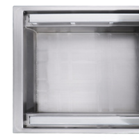 Machine d'emballage sous vide verticale semi-automatique LITENG électrique, longueur de scellage 600 mm, pour vêtements et papier