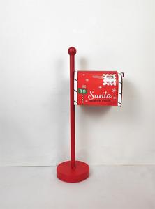 Letters to Santa Post Box Nordic Metal Mailbox Mail <strong>Postbox</strong> <strong>Christmas</strong> Outdoor Decoration - Product Image 5
