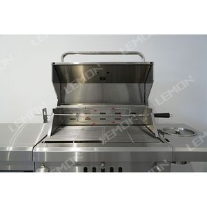 Vente directe d'usine chinoise, armoires de cuisine d'extérieur en acier inoxydable, cuisine d'extérieur autonome avec cuisinière, grill, barbecue au <span class=keywords><strong>gaz</strong></span> - Product Image 3