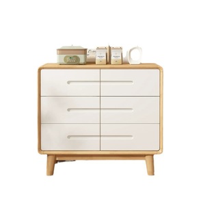 Solid Wood Chest Of <b>Drawers</b> 6 <b>Drawer</b> Storage Cabinet Scandinavian Style For Bedroom And Living Room - Product Image 5