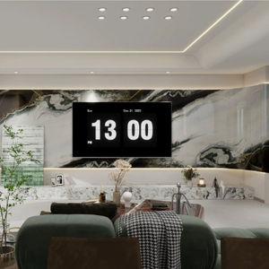 Revêtements de sol et murs en marbre blanc poli et imperméable pour villas et hôtels modernes, usage intérieur - Product Image 3