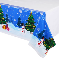 Nappes en plastique jetables personnalisées pour l'extérieur Couverture de table de fête en PE imperméable