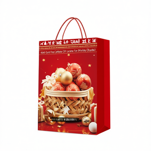 4141 Gold Foil <b>Christmas</b> <b>Gift</b> <b>Bag</b> <b>Large</b> Size For Holiday <b>Gifts</b> - Product Image 2