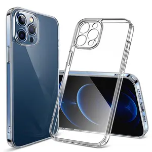 Clear Camera Protection Case For iPhone 13 14 14 Pro XS Max XR X Soft TPU Silicone For iPhone 6 7 8 Plus Back Cellphone Cover