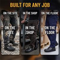 Zapatos de Seguridad Industriales para Hombre, Personalizados de Fábrica, de Cuero Negro, con Puntera de Acero, Antideslizantes, Resistentes al Aceite, de Corte Bajo