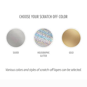 Custom <b>Scratch</b> Off Thank You Cards Digital Printing Customer Coupon Cards <b>Scratch</b> Off Game Business <b>Scratch</b> Offs - Product Image 3