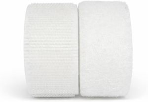 Cinta de Gancho y Bucle de Poliéster/Nylon Ecológica Blanca y Negra para Prendas y Calzado, Directo de Fábrica - Product Image 2