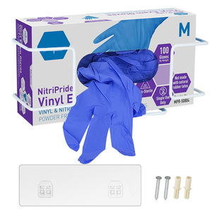 Vinyl <b>Glove</b> Box Rack Wall Mounted Single Layer Storage Organizer For Kitchen Lab Use - Product Image 1
